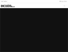 Tablet Screenshot of dccustomconcrete.com